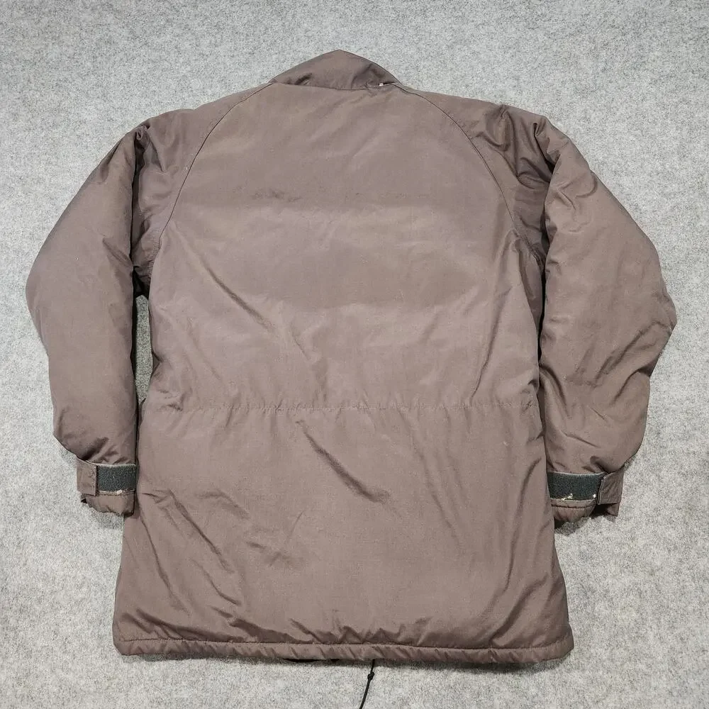 VTG 80s The North Face Mens XL Brown Label‎ USA Made Goose Down Puffer Jacket